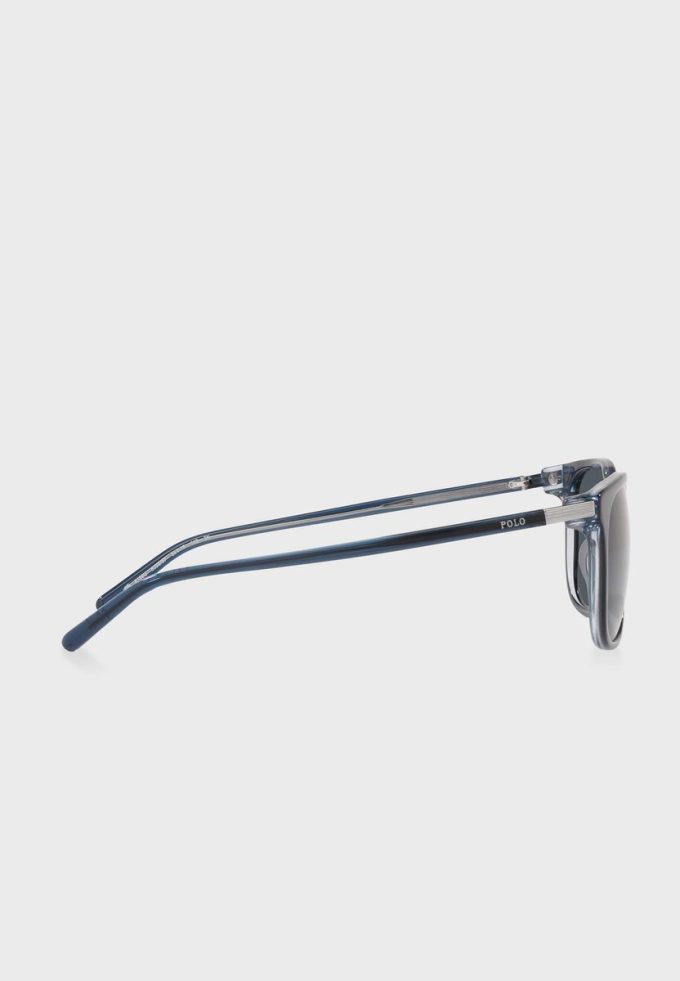 Modré pánské sluneční brýle Ralph Lauren 0Ph4186U Wayfarers