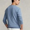 Modré pánské svetry Ralph Lauren Slim Fit s texturou z bavlny