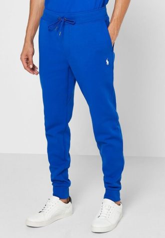 Modré pánské tepláky Ralph Lauren Essential