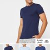 Modrá pánská trička Ralph Lauren 3 Pack Assorted Crew Neck