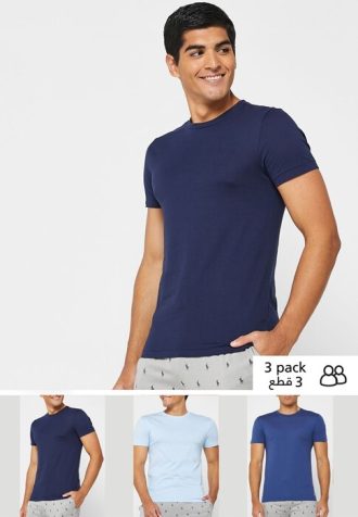 modr pnsk trika ralph lauren 3 pack assorted crew neck 1 330x476 - Modr&aacute; p&aacute;nsk&aacute; trička Ralph Lauren 3 Pack Assorted Crew Neck