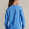 Modrá pánská trička Ralph Lauren Classic Fit Polo Sport Jersey