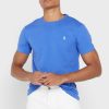 Modrá pánská trička Ralph Lauren Essential Crew Neck Modrá pánská trička Ralph Lauren Essential Crew Neck