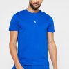 Modrá pánská trička Ralph Lauren Essential Crew Neck Modrá pánská trička Ralph Lauren Essential Crew Neck
