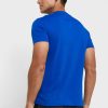 Modrá pánská trička Ralph Lauren Essential Crew Neck