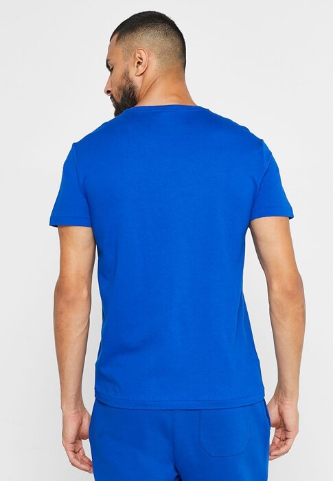Modrá pánská trička Ralph Lauren Essential Crew Neck Modrá pánská trička Ralph Lauren Essential Crew Neck