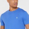 Modrá pánská trička Ralph Lauren Essential Crew Neck Modrá pánská trička Ralph Lauren Essential Crew Neck