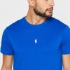 Modrá pánská trička Ralph Lauren Essential Crew Neck Modrá pánská trička Ralph Lauren Essential Crew Neck