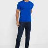 Modrá pánská trička Ralph Lauren Essential Crew Neck