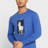 Modrá pánská trička Ralph Lauren Graphic Crew Neck Modrá pánská trička Ralph Lauren Graphic Crew Neck