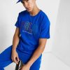 Modrá pánská trička Ralph Lauren Logo Crew Neck