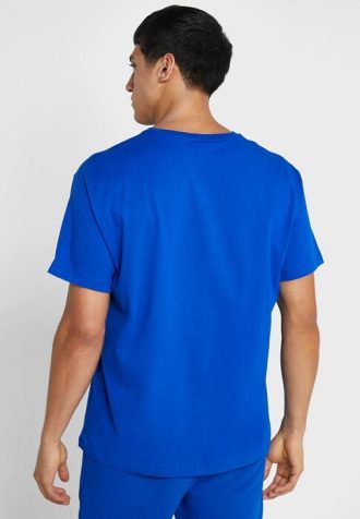 Modrá pánská trička Ralph Lauren Logo Crew Neck