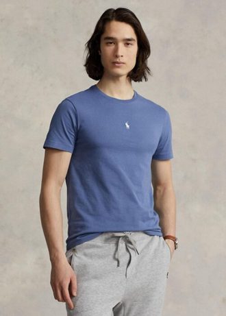 modr pnsk trika slim fit crewneck ralph lauren custom 1 2 330x461 - Modr&aacute; p&aacute;nsk&aacute; trička Slim Fit Crewneck Ralph Lauren Custom