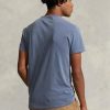 Modrá pánská trička Slim Fit Polo Country Ralph Lauren Custom