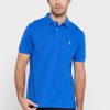 Modré pánské základní polokošile Ralph Lauren Modré pánské základní polokošile Ralph Lauren