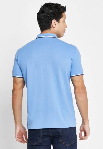 Modré pánské základní polokošile Ralph Lauren Modré pánské základní polokošile Ralph Lauren