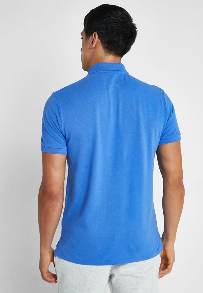 Modré pánské základní polokošile Ralph Lauren Modré pánské základní polokošile Ralph Lauren
