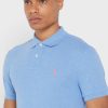 Modré pánské základní polokošile Ralph Lauren Modré pánské základní polokošile Ralph Lauren