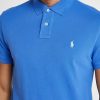 Modré pánské základní polokošile Ralph Lauren Modré pánské základní polokošile Ralph Lauren