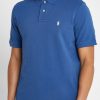Modré pánské základní polokošile Ralph Lauren Modré pánské základní polokošile Ralph Lauren