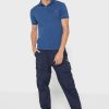 Modré pánské základní polokošile Ralph Lauren