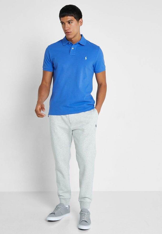 Modré pánské základní polokošile Ralph Lauren Modré pánské základní polokošile Ralph Lauren