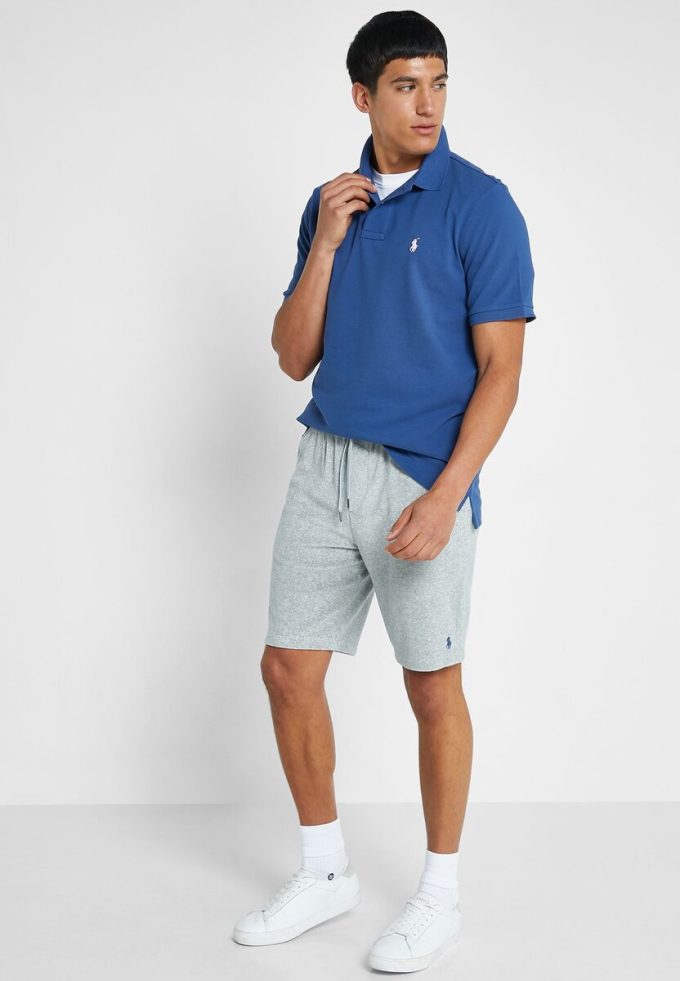 Modré pánské základní polokošile Ralph Lauren Modré pánské základní polokošile Ralph Lauren