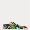 Navy Multicolor Pánské Ralph Lauren Severn Květinové plátěné tenisky Navy Multicolor Pánské Ralph Lauren Severn Květinové plátěné tenisky