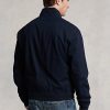Navy pánské bavlněné keprové bundy Ralph Lauren Navy pánské bavlněné keprové bundy Ralph Lauren