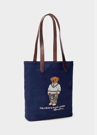 Navy pánské crossbody kabelky Ralph Lauren Polo Bear Twill