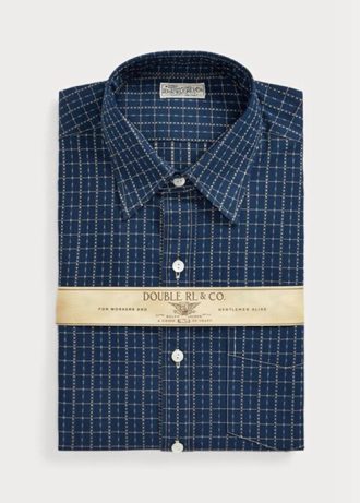 Navy pánské formální košile Ralph Lauren Slim Fit kostkované Dobby Navy pánské formální košile Ralph Lauren Slim Fit kostkované Dobby