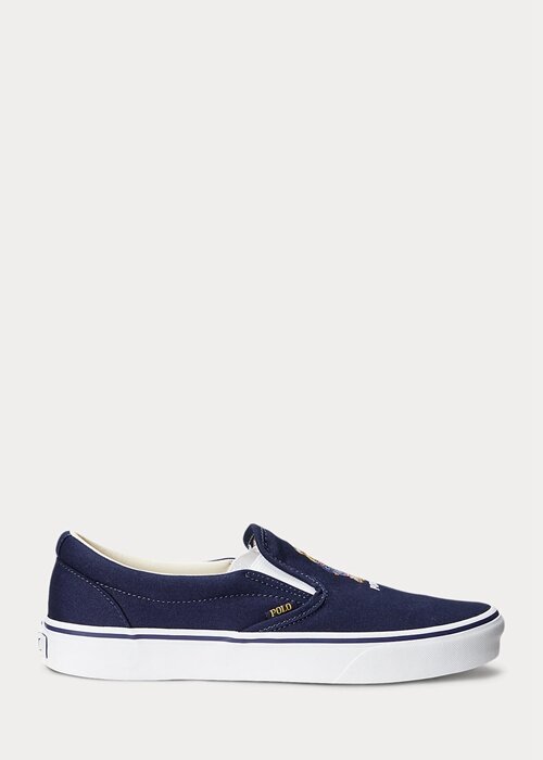 Navy pánské nazouvací tenisky Ralph Lauren Keaton Polo Bear Navy pánské nazouvací tenisky Ralph Lauren Keaton Polo Bear