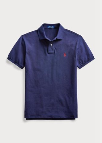 Navy pánské polokošile Slim Fit Mesh Polo od Ralph Lauren Navy pánské polokošile Slim Fit Mesh Polo od Ralph Lauren