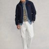 Navy pánské popelínové bundy Ralph Lauren Bayport