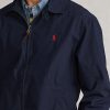 Navy pánské popelínové bundy Ralph Lauren Bayport