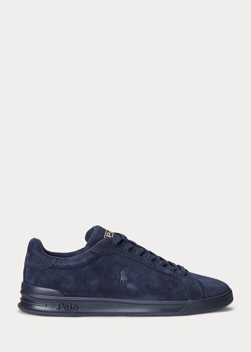 Navy pánské semišové tenisky Ralph Lauren Heritage Court II Navy pánské semišové tenisky Ralph Lauren Heritage Court II