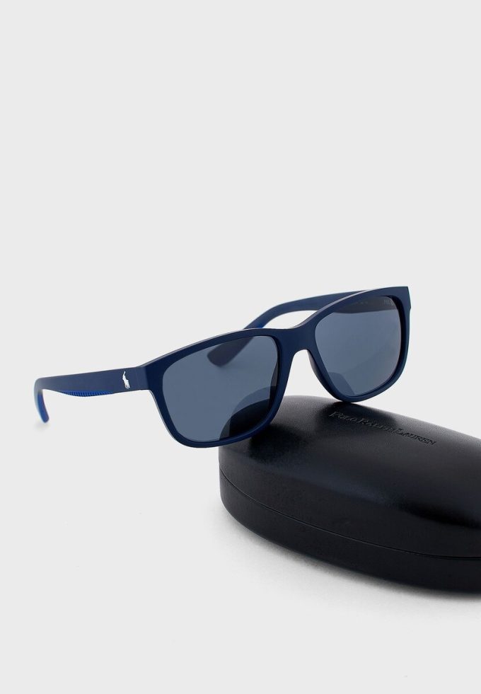 Navy pánské sluneční brýle Ralph Lauren 0Ph4142 Aviator
