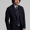 Navy pánské sportovní blejzry Ralph Lauren bez konstrukce z bavlny Navy pánské sportovní blejzry Ralph Lauren bez konstrukce z bavlny