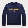 Navy pánská sportovní fleecová mikina Ralph Lauren Polo Navy pánská sportovní fleecová mikina Ralph Lauren Polo