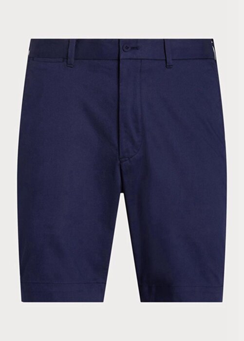 Navy pánské strečové keprové šortky Ralph Lauren Tailored Fit Navy pánské strečové keprové šortky Ralph Lauren Tailored Fit