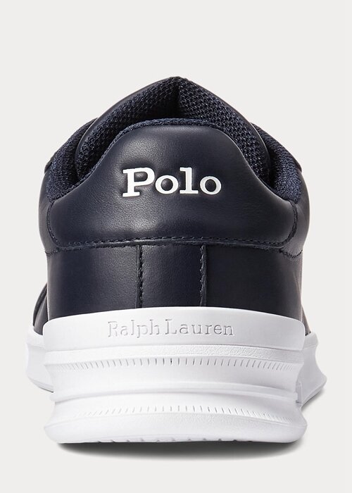 Námořnické / bílé pánské kožené tenisky Ralph Lauren Heritage Court II Námořnické / bílé pánské kožené tenisky Ralph Lauren Heritage Court II