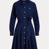 Námořnické dámské šaty Ralph Lauren s panely Námořnické dámské šaty Ralph Lauren s panely
