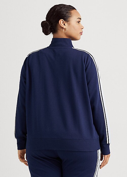 Námořnické dámské bundy Ralph Lauren French Terry s celorozepínacím zipem Námořnické dámské bundy Ralph Lauren French Terry s celorozepínacím zipem