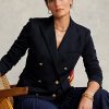 Námořnické dámské dvouřadé pletené blejzry Ralph Lauren Námořnické dámské dvouřadé pletené blejzry Ralph Lauren