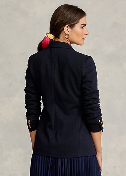 Námořnické dámské dvouřadé pletené blejzry Ralph Lauren Námořnické dámské dvouřadé pletené blejzry Ralph Lauren