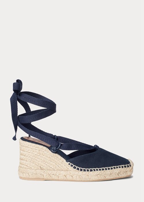 Námořnická dámská espadrilka na plátně Ralph Lauren Námořnická dámská espadrilka na plátně Ralph Lauren