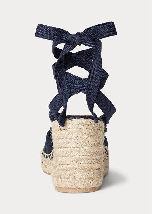 Námořnická dámská espadrilka na plátně Ralph Lauren Námořnická dámská espadrilka na plátně Ralph Lauren