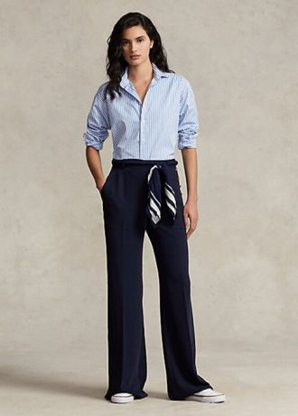 Námořnické dámské široké kalhoty Ralph Lauren Cady