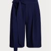 Námořnické dámské široké šortky Ralph Lauren plisované Georgette