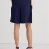 Námořnické dámské široké šortky Ralph Lauren plisované Georgette